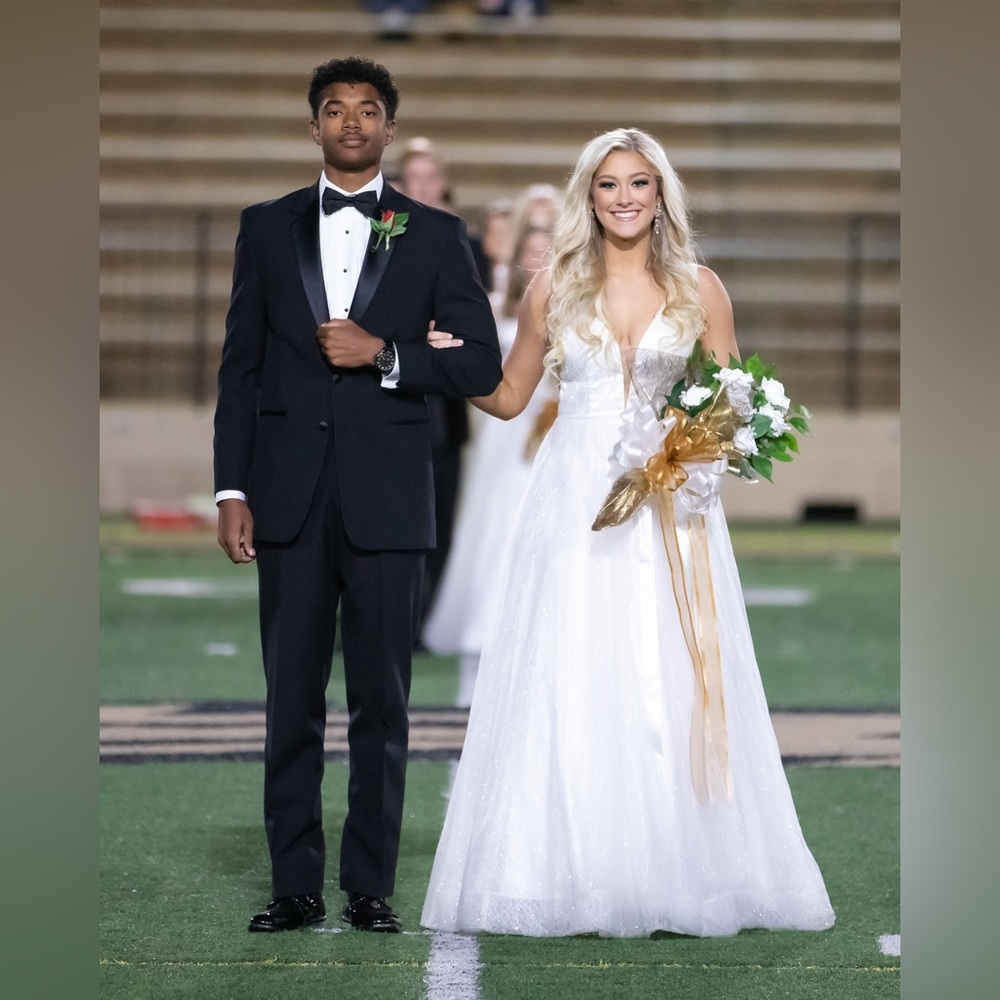 White Pageant Ballgown